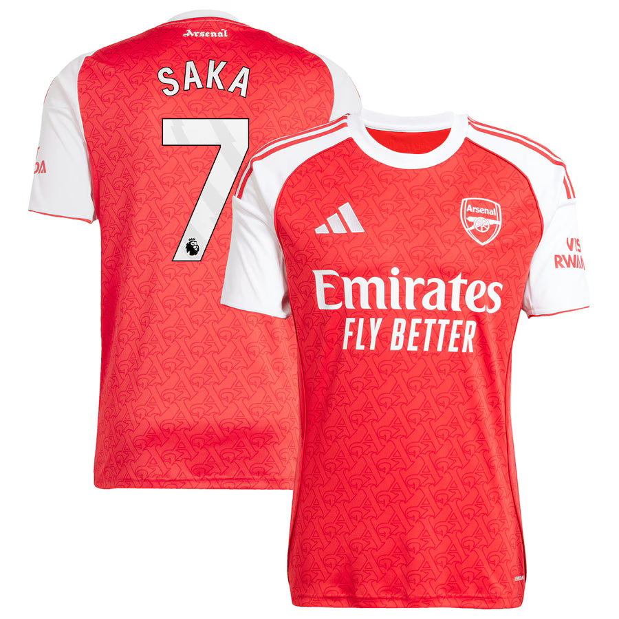 Bukayo Saka Arsenal Home Jersey 25/26