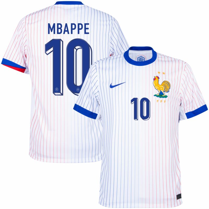 Kylian Mbappe France Away Jersey